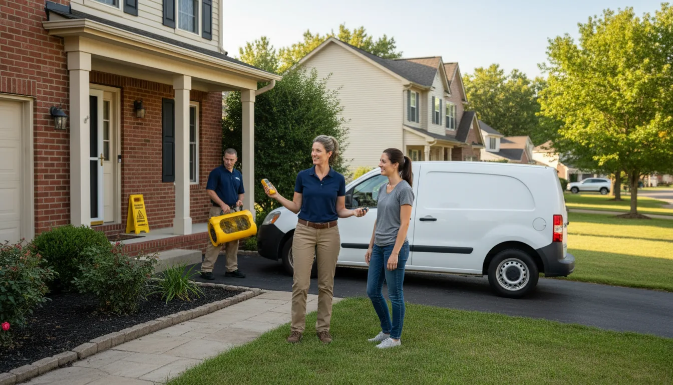 Residential water damage restoration in Hailesboro, NY